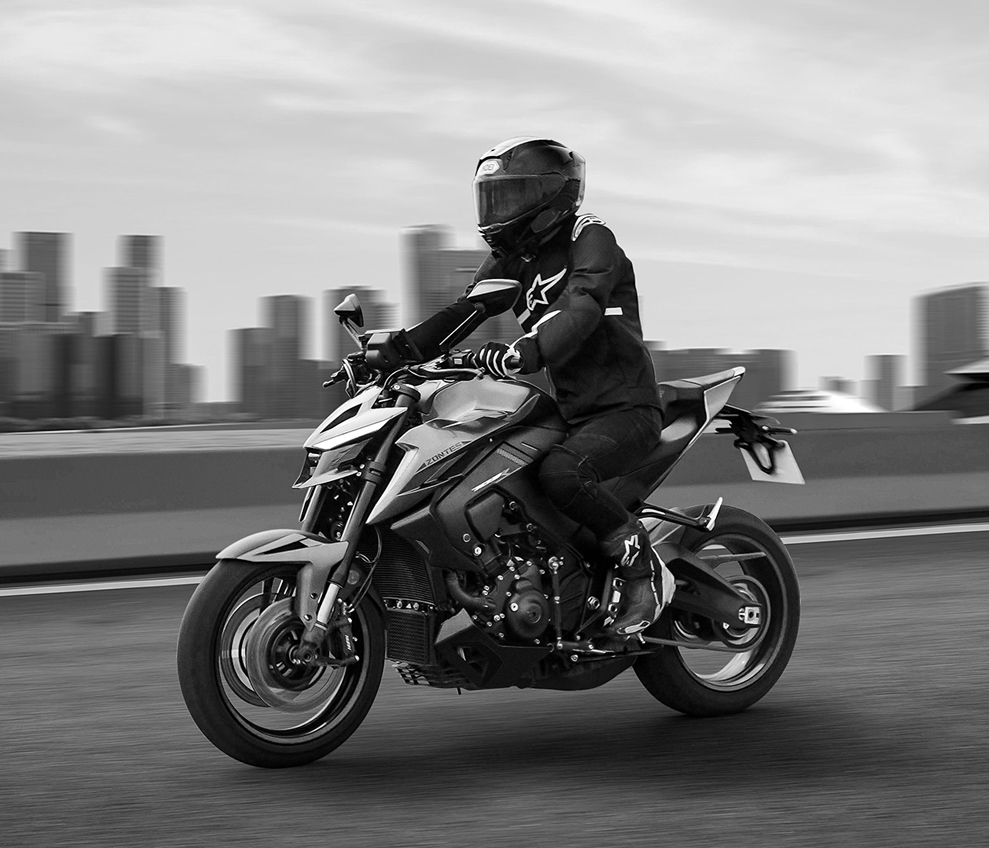 Zontes ZT703R suspensiones Marzocchi y frenos Nissin